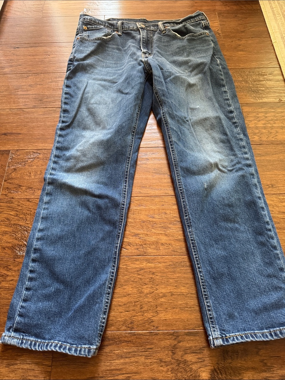 Levi's Men's Straight-Leg Denim Jeans in Blue
